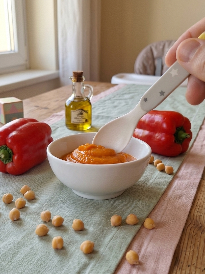 Hummus / Salsa de Pimiento Rojo - 12 Unidades