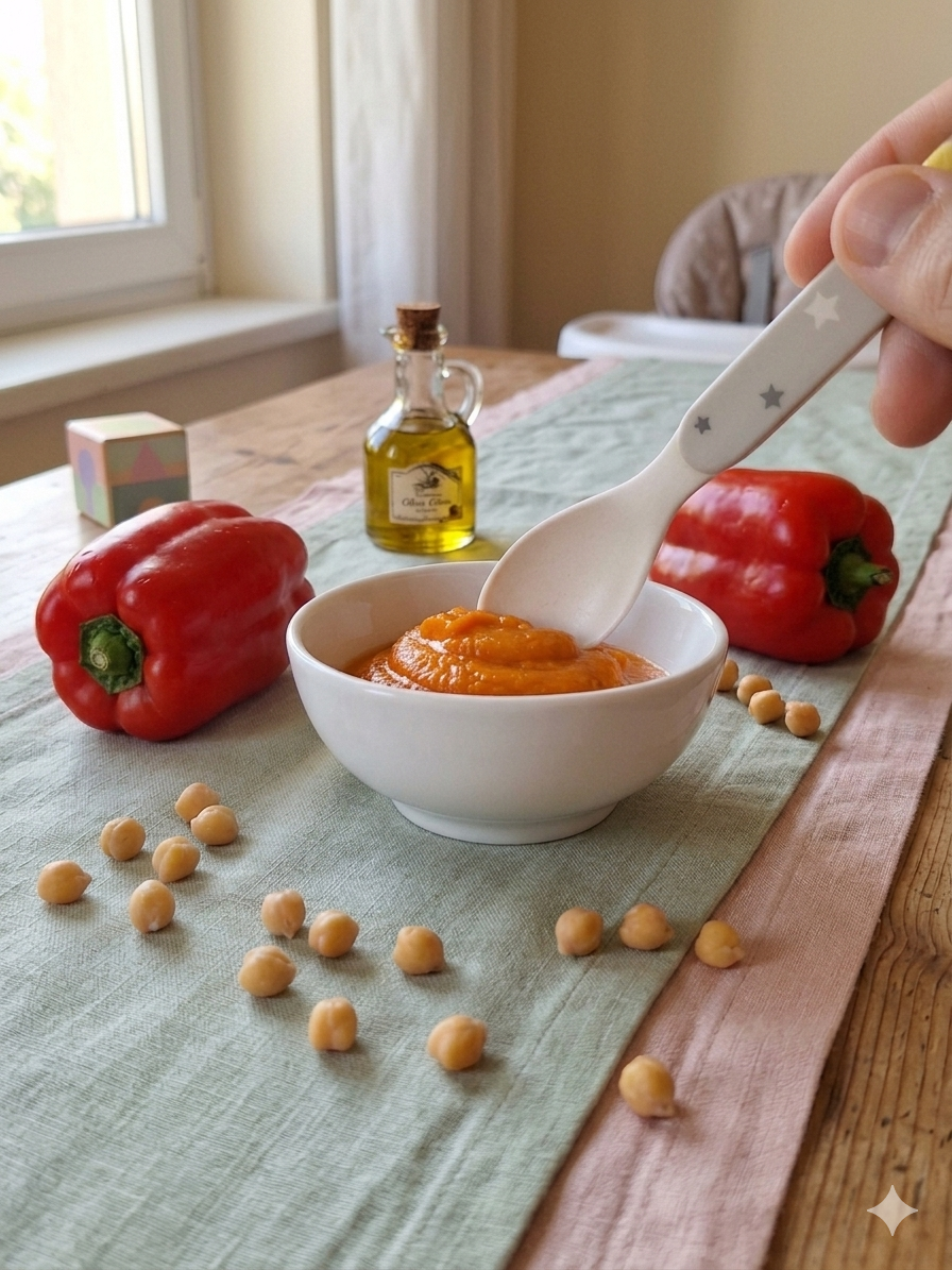 Hummus / Salsa de Pimiento Rojo - 12 Unidades