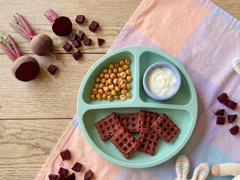 Gofre de Garbanzos y Remolacha - 18/20 unidades